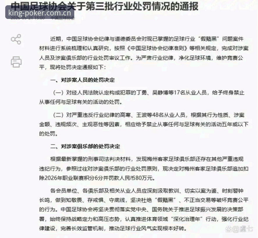 足协第三批禁足名单详解：65人遭处罚背后的行业警示